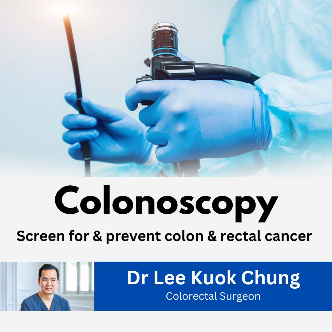 Colonoscopy by Dr Lee Kuok Chung, Crest Surgical Practice in Singapore